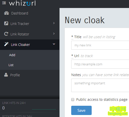 移动affiliate marketers利用whizurl在线短网址跳转、监控管理和link cloaker功能提升ROI